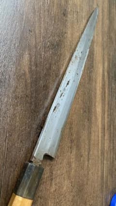 柳刃 刃渡り29cm 紀親　本鍛錬青鋼のサムネイル