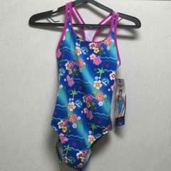 いえ様専用★スピード（speedo）★水着 可愛い花柄★新品 女の子用③のサムネイル