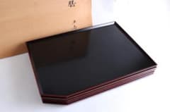 茶道具 平安象彦 吹上膳 折膳 会席膳 懐石膳 五枚 | Shop at Mercari