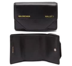 BALENCIAGA ÉTUI ミニウォレット　三つ折り　黒のサムネイル
