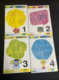 ワールドワイドキッズ フォニックス PHONICS DVD 全巻1〜4 - メルカリ