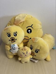 【美品】んぽちゃむ ぬいぐるみ 4点セット まとめ売り（BIG・クッション等）