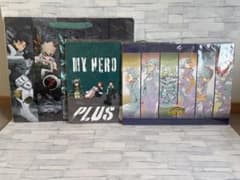내 영웅 아카데미아 구입 특전 쇼퍼 & 클리어 포스터 & 부채