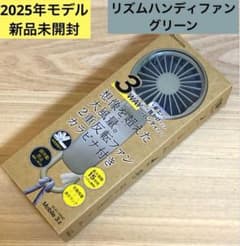 【新品未開封】2025年モデル　リズム　ハンディファン　グリーンのサムネイル