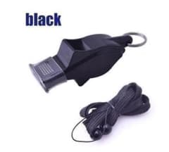 送料無料 未開封品 ドルフィン型 笛 ホイッスル 審判 防災 黒　スポーツ　競技