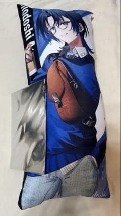 【未使用】ホロライブ×GiGOReGLOSS火威青 ビッグクッション+おまけ