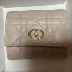 Christian Dior 三つ折り財布 ピンク 正規品のサムネイル