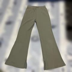 devirock ロングフレアパンツ　スリット入り　140