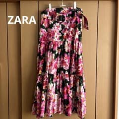 ZARA 花柄ロングスカートのサムネイル