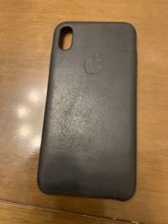 iPhone XS Max 純正レザーケース、ブラックのサムネイル