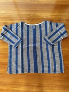 びっけ様専用　ヤンマ産業　ひじり縞　トップスのサムネイル