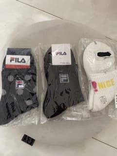 FILA ロゴ入りソックス 23-25cm 3足セットのサムネイル