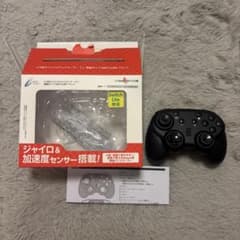 CYBER ジャイロコントローラー ミニ 無線タイプ ブラックのサムネイル