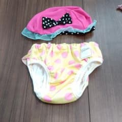 ベビー スイムパンツ キャップとスイミングパンツの3点セットのサムネイル