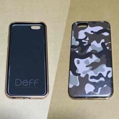 Deff  iPhone 6sケースアルミバンパーカモフラージュレザーのサムネイル