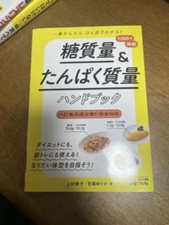 糖質量＆たんぱく質量ハンドブックのサムネイル