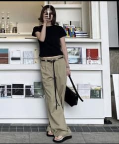 新品】ok.soon×dickies ワイドチノパンツ ベージュ オクスン - メルカリ