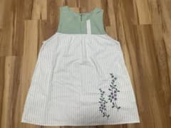 保育士エプロン　花柄のサムネイル