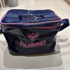 hummel クーラーバッグ 保冷バッグ ネイビー ピンクのサムネイル