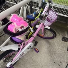 Cyfie 幼児用自転車 ピンク 星柄 バスケット付き Cyfie 幼児用自転車 ピンク 星柄 バスケット付き - メルカリ