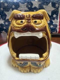 陶器製 獅子 置物 縁起物 沖縄お土産 - メルカリ