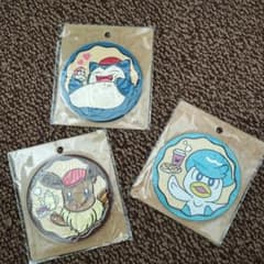 ポケモンカフェ コースター カビゴン クワッス　イーブイ　新品未開封のサムネイル
