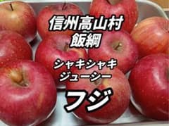 特用】信州高山村のフジ5キロシャキシャキ で ジューシーなりんご