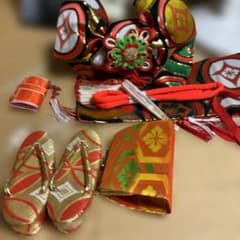 七五三 七歳用フルセット 帯幅18センチ草履21 センチ - メルカリ