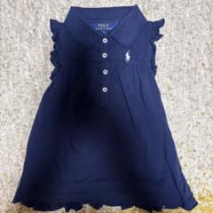 【POLO RALPH LAUREN】フリル袖 鹿の子ポロシャツ（110cm）のサムネイル