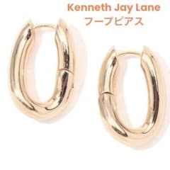 【新品未使用】Kenneth Jay Lane フープピアスのサムネイル