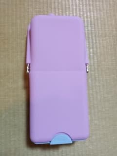 シリコン製 筆箱 ペンケース パープルのサムネイル