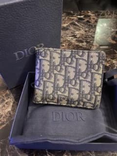 ディオール DIOR コインケース付きウォレット 二つ折り財布のサムネイル