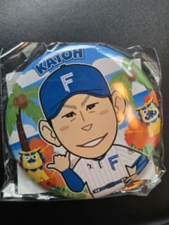 日本ハム ファイターズ キャンプ限定 ガチャ 缶バッジ 加藤のサムネイル