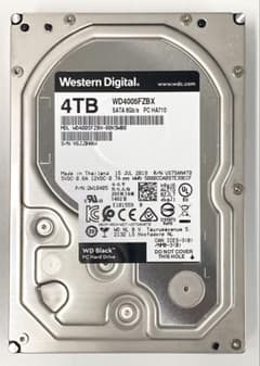 Western Digital WD4005FZBX 4TB HDD - メルカリ