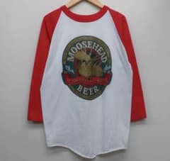 80s VINTAGE ムースヘッド ラグランTシャツ Mのサムネイル