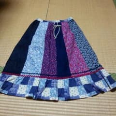 パッチワークのスカートのサムネイル