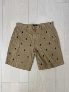 Polo Ralph Lauren 総柄刺繍 ショートパンツ ベージュのサムネイル