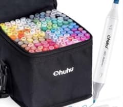 【新品】ohuhuペン120色 ゼロ番付き