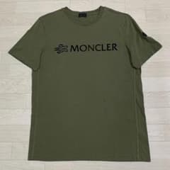 最新人気☆ モンクレール 黒ワッペン ブラック XL Tシャツ 5S541