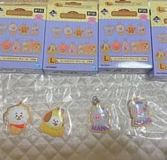 BTS 패미마 이치 반 복권 BT21 통통 고무 매력 각종