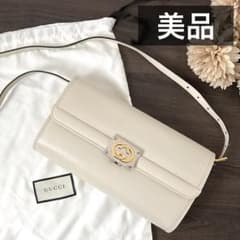 グッチ GUCCI ショルダーバッグ インターロッキングG 628521 白 - メルカリ