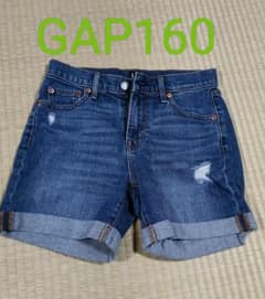 GAPデニムショートパンツ160ダメージ加工のサムネイル