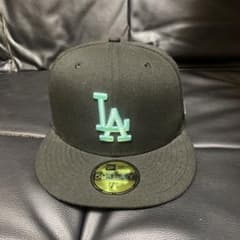 New Era ブラック/ティファニーブルー 7 1/8 ドジャース New Era ブラック/ティファニーブルー 7 1/8 ドジャース - メルカリ