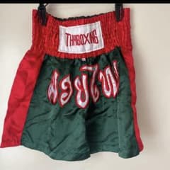 しんじさん専用　THA BOXING ボクシングショーツ 赤緑のサムネイル