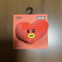 BT21 TATA 헤어 고무 테테 V BTS 태그 첨부 신품