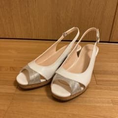 サンダル　23.5cm ウエッジソールのサムネイル