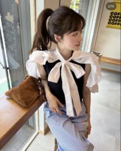 新品タグ付RUE FRILL KNIT bibiy - メルカリ