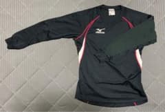 ミズノ バレーボール 長袖シャツ黒のサムネイル