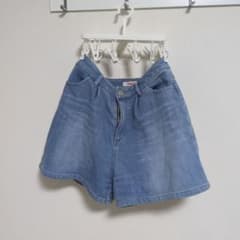 Route 80 デニムブルー ショートパンツ Lサイズのサムネイル