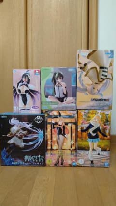 美少女キャラ プライズフィギュア 6種セット